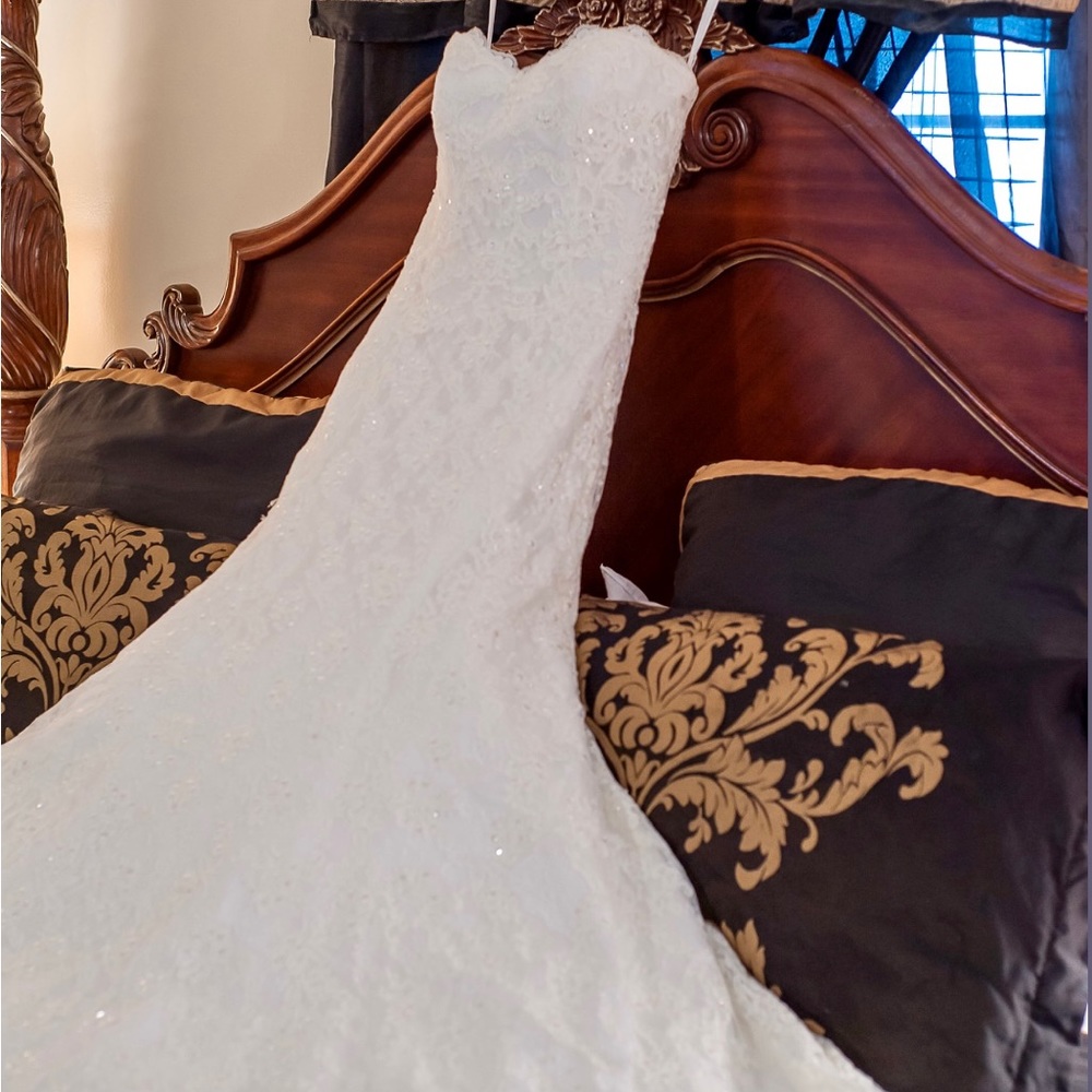Augusta Jones Beaded Lace Wedding Dress Gown “Jessie”